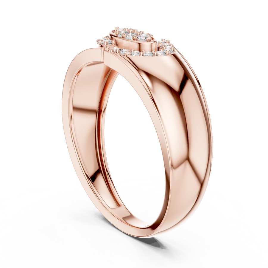 Aurelia Oval Halo Round  Diamond Ring