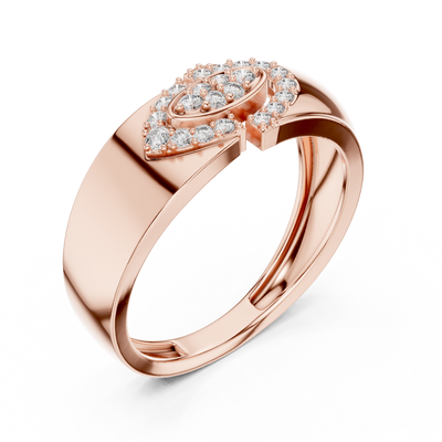 Aurelia Oval Halo Round  Diamond Ring