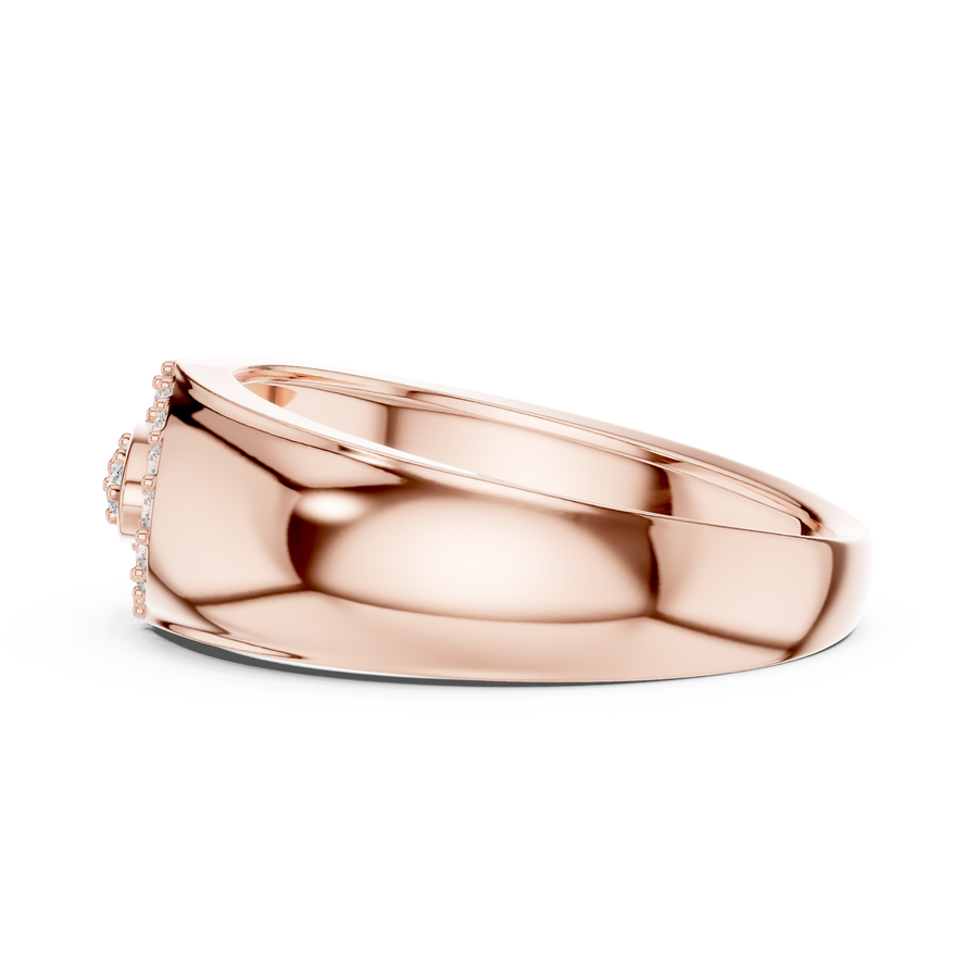 Aurelia Oval Halo Round  Diamond Ring