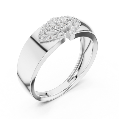 Aurelia Oval Halo Round  Diamond Ring