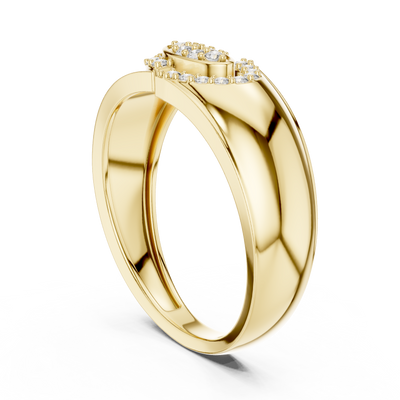 Aurelia Oval Halo Round  Diamond Ring