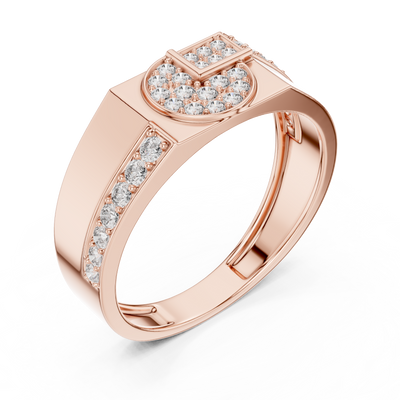 Seraphine Cascade Round  Diamond Ring