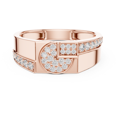 Seraphine Cascade Round  Diamond Ring