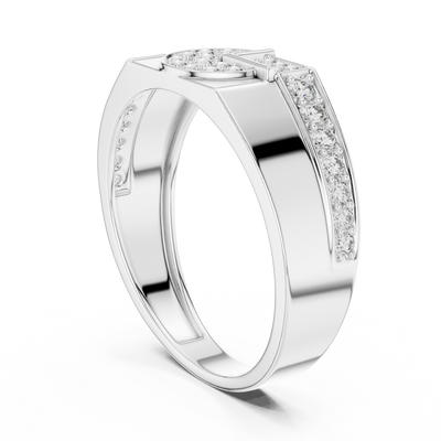 Seraphine Cascade Round  Diamond Ring