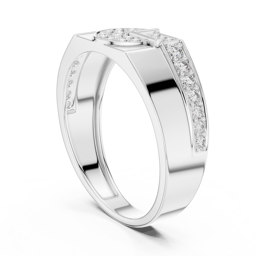 Seraphine Cascade Round  Diamond Ring