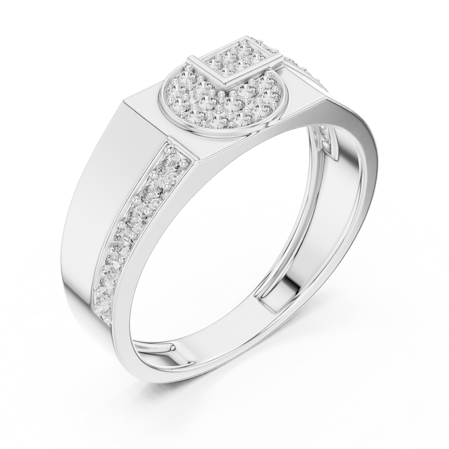 Seraphine Cascade Round  Diamond Ring
