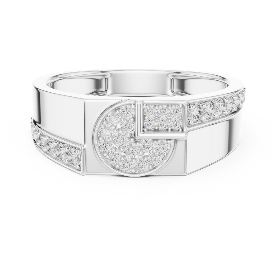 Seraphine Cascade Round  Diamond Ring