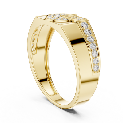 Seraphine Cascade Round  Diamond Ring