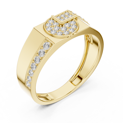Seraphine Cascade Round  Diamond Ring