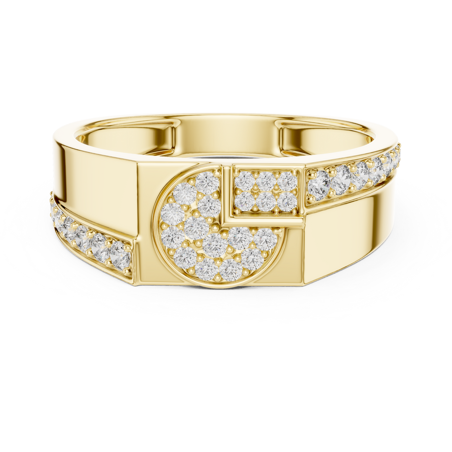 Seraphine Cascade Round  Diamond Ring
