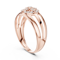 Elara Bloom Round  Diamond Ring