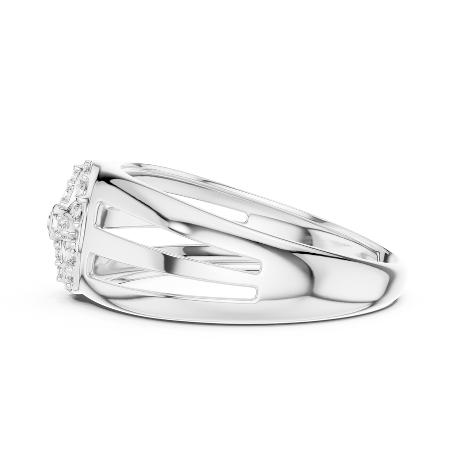 Elara Bloom Round  Diamond Ring