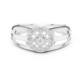 Elara Bloom Round  Diamond Ring