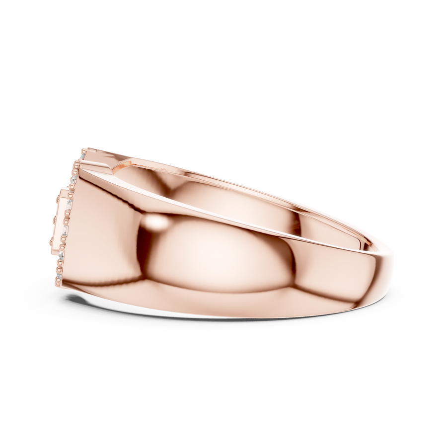 Celestine Bowline Round Diamond Ring