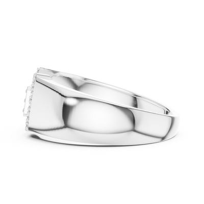 Celestine Bowline Round Diamond Ring