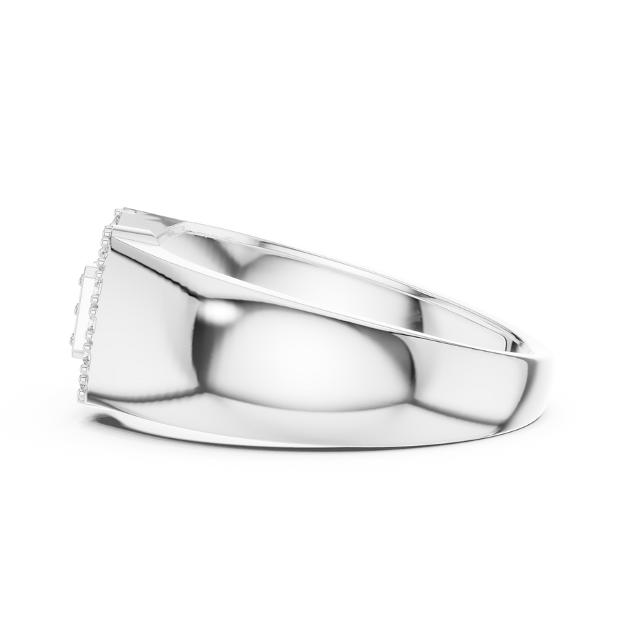 Celestine Bowline Round Diamond Ring