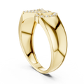 Celestine Bowline Round Diamond Ring