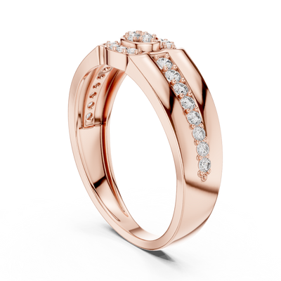 Virellienne Floral Cluster Pavé Diamond Ring