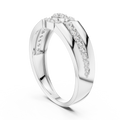 Virellienne Floral Cluster Pavé Diamond Ring