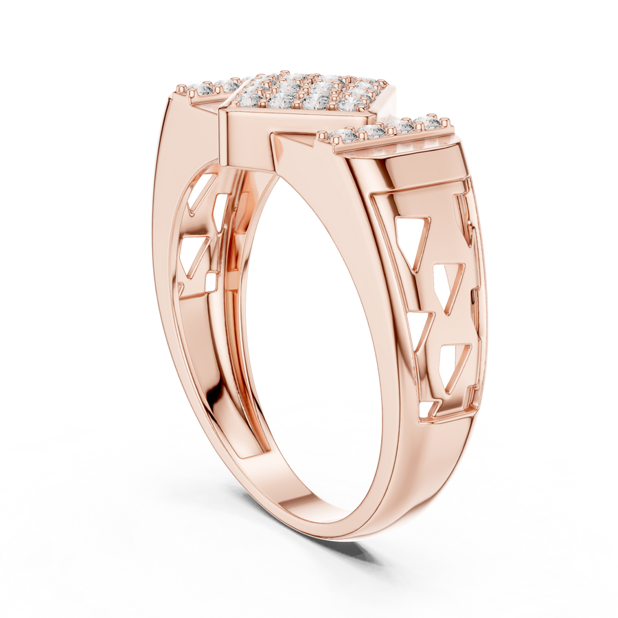 Virellara  Kite Pavé  Diamond Ring