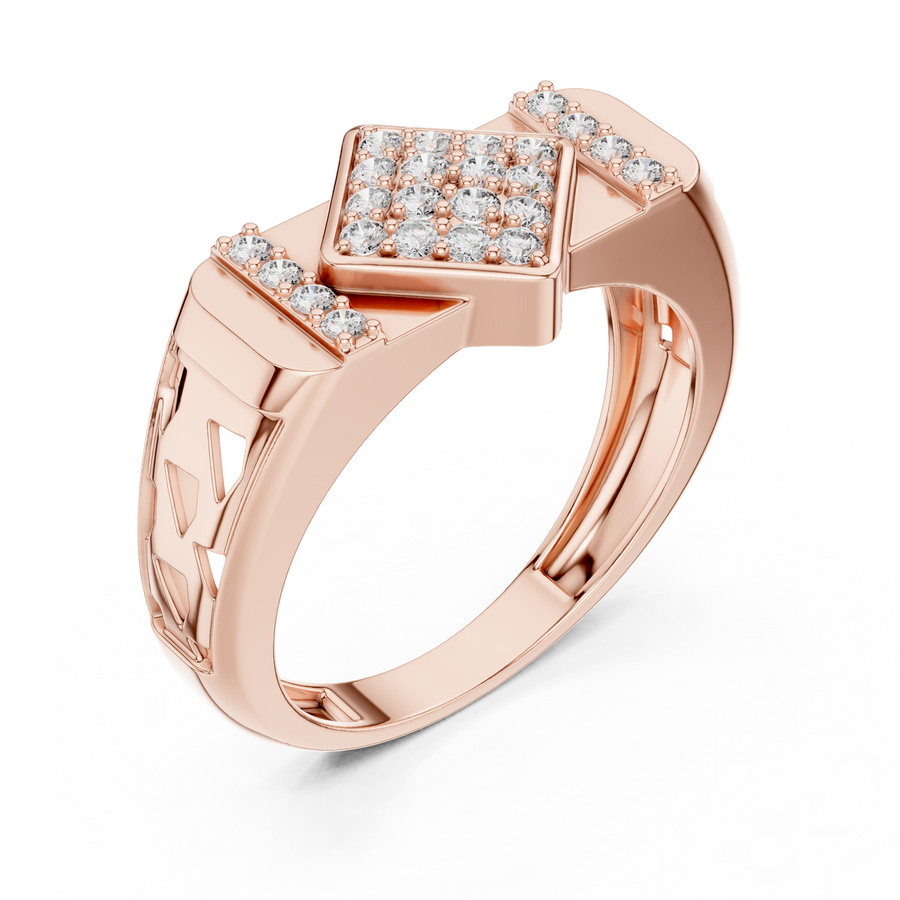 Virellara  Kite Pavé  Diamond Ring