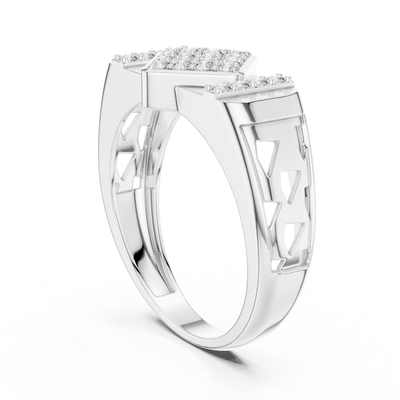 Virellara  Kite Pavé  Diamond Ring