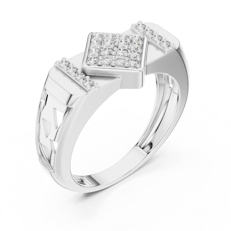 Virellara  Kite Pavé  Diamond Ring