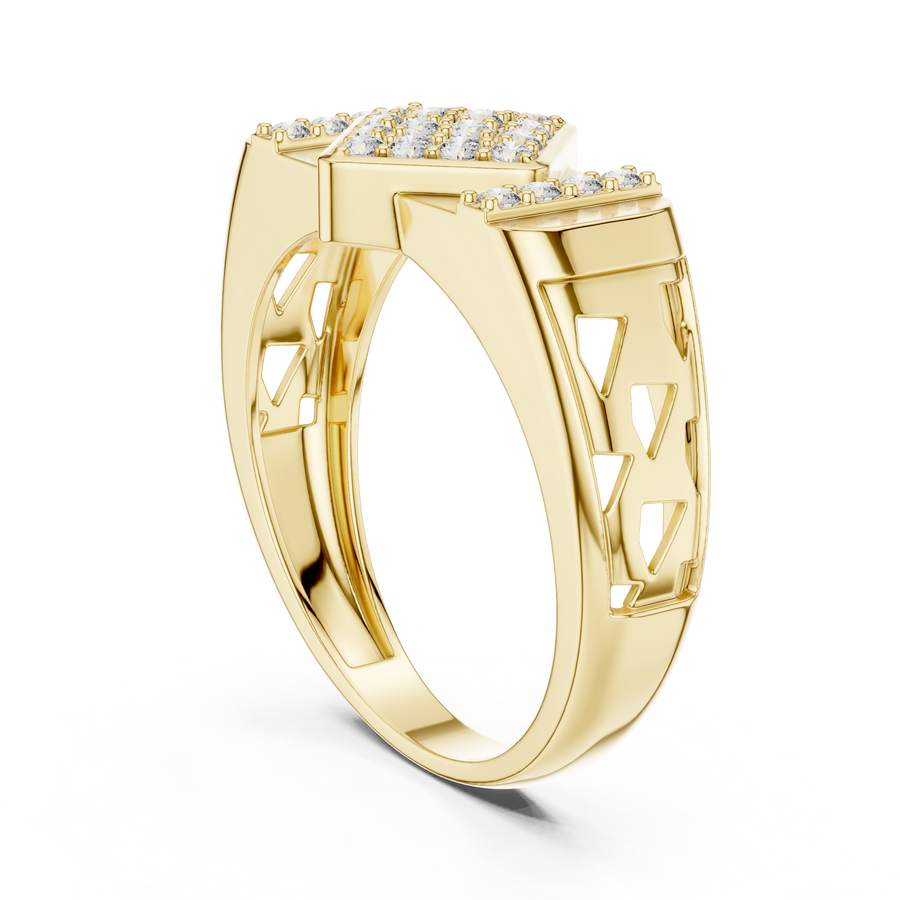 Virellara  Kite Pavé  Diamond Ring