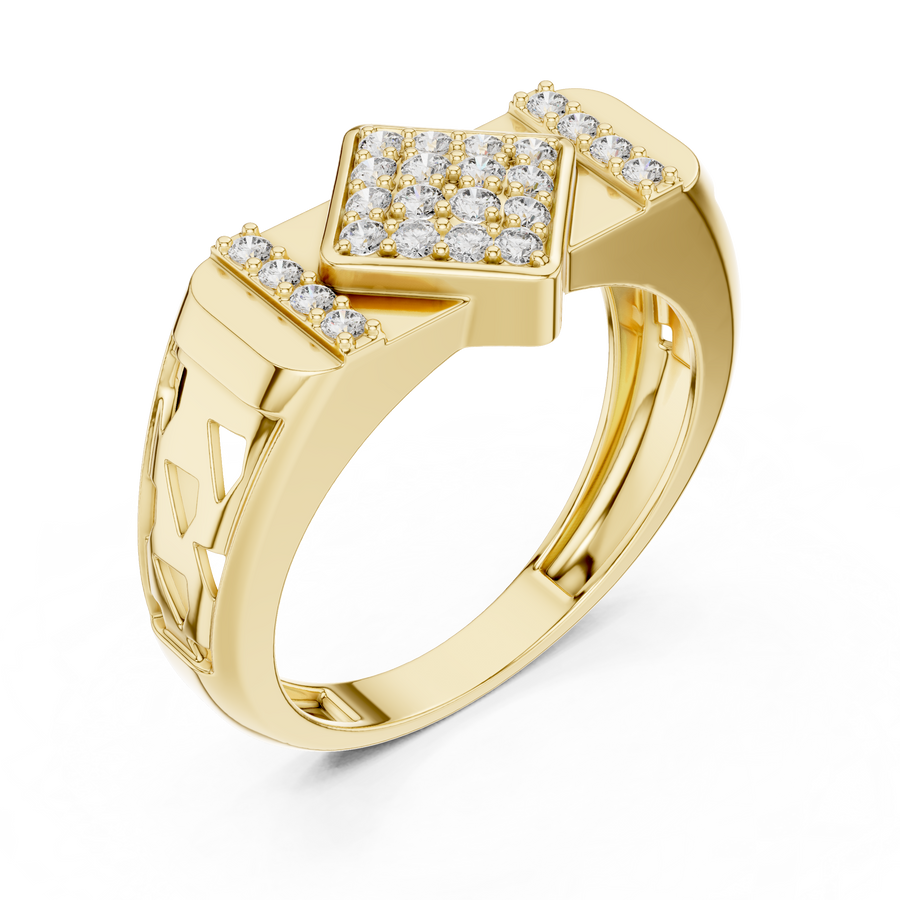 Virellara  Kite Pavé  Diamond Ring