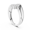 Lunavienne Twin Marquise  Pavé  Diamond Ring