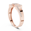 Elarienne Square Halo Pavé Diamond Ring