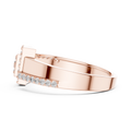 Elarienne Square Halo Pavé Diamond Ring