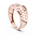 Seravienne Sculpted Round Diamond Ring