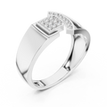 Seravienne Sculpted Round Diamond Ring