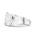 Seravienne Sculpted Round Diamond Ring