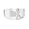 Seravienne Sculpted Round Diamond Ring
