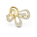 Orlienne Floral Swirl Diamond Ring