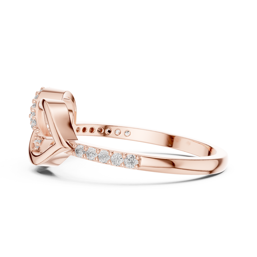Virellienne Interlocking Knot Diamond Ring