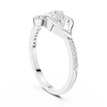 Virellienne Interlocking Knot Diamond Ring