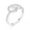 Virellienne Interlocking Knot Diamond Ring
