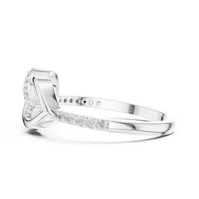 Virellienne Interlocking Knot Diamond Ring