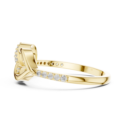 Virellienne Interlocking Knot Diamond Ring