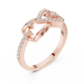 Seravienne Interlocking Pavé Diamond Ring