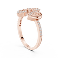 Valerienne Floral Cluster  Diamond Ring