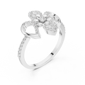Valerienne Floral Cluster  Diamond Ring