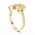Aurelliane Interwoven Pavé  Diamond Ring