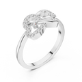 Elowyn Intertwined Round  Diamond Ring