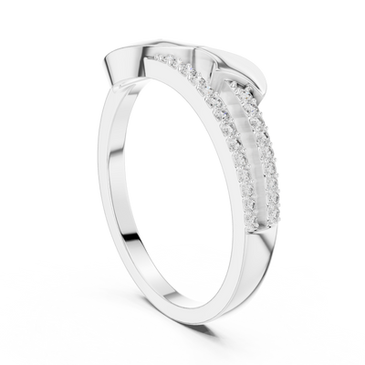 Elowen Flow Round Diamond Ring