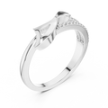 Elowen Flow Round Diamond Ring