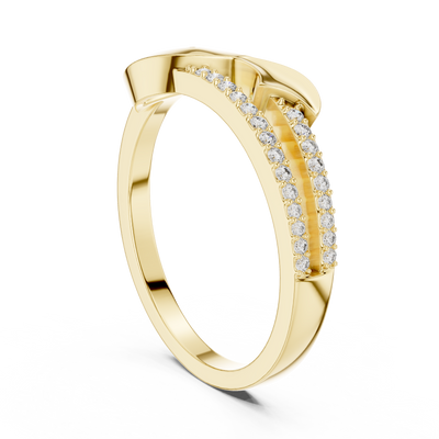 Elowen Flow Round Diamond Ring